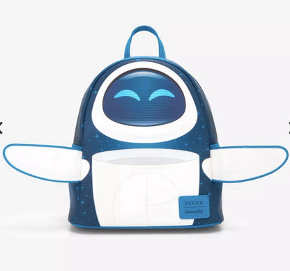 Loungefly Disney Pixar WALL-E And EVE Magnetic Hands Mini Backpack Set Of Two Nw