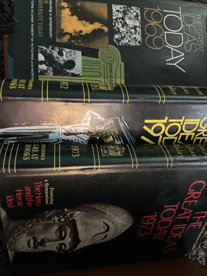 The Great Ideas Today Set Of 9 68-69 72 To 77 1984 Encyclopedia Britannica HC