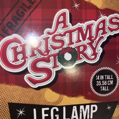 NEW 2025 A CHRISTMAS STORY LEG LAMP BLOW MOLD 14" Warner Bros BY GEMMY EXCLUSIVE