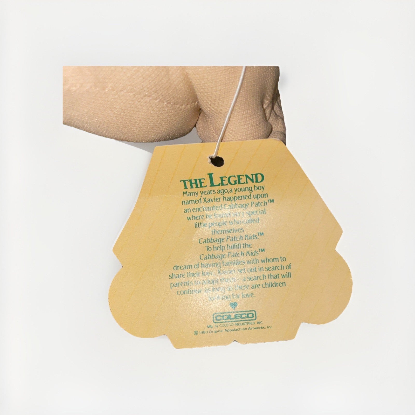 Vintage 1985 Coleco cabbage patch kids Girl With Pigtails doll W/Papers/box/tag