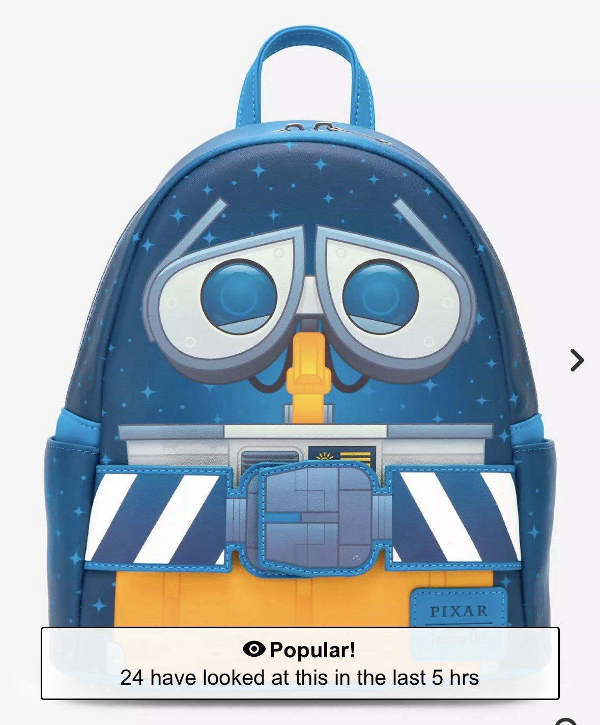 Loungefly Disney Pixar WALL-E And EVE Magnetic Hands Mini Backpack Set Of Two Nw
