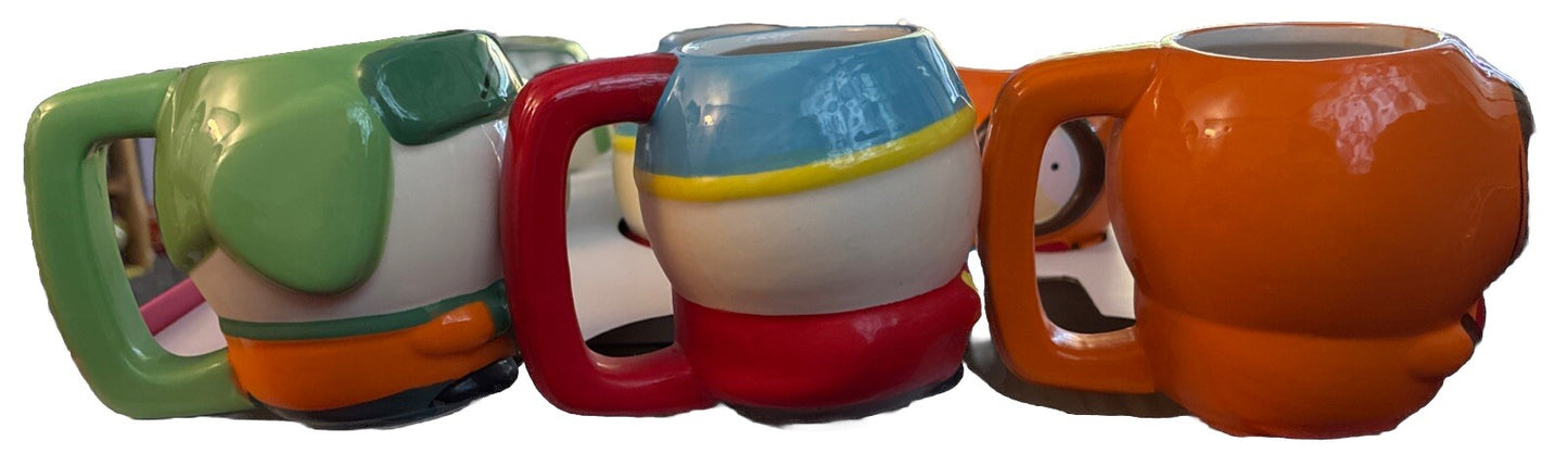 SOUTH PARK VALENTINES DAY MUG SET  Kenny, Kyle, Cartman