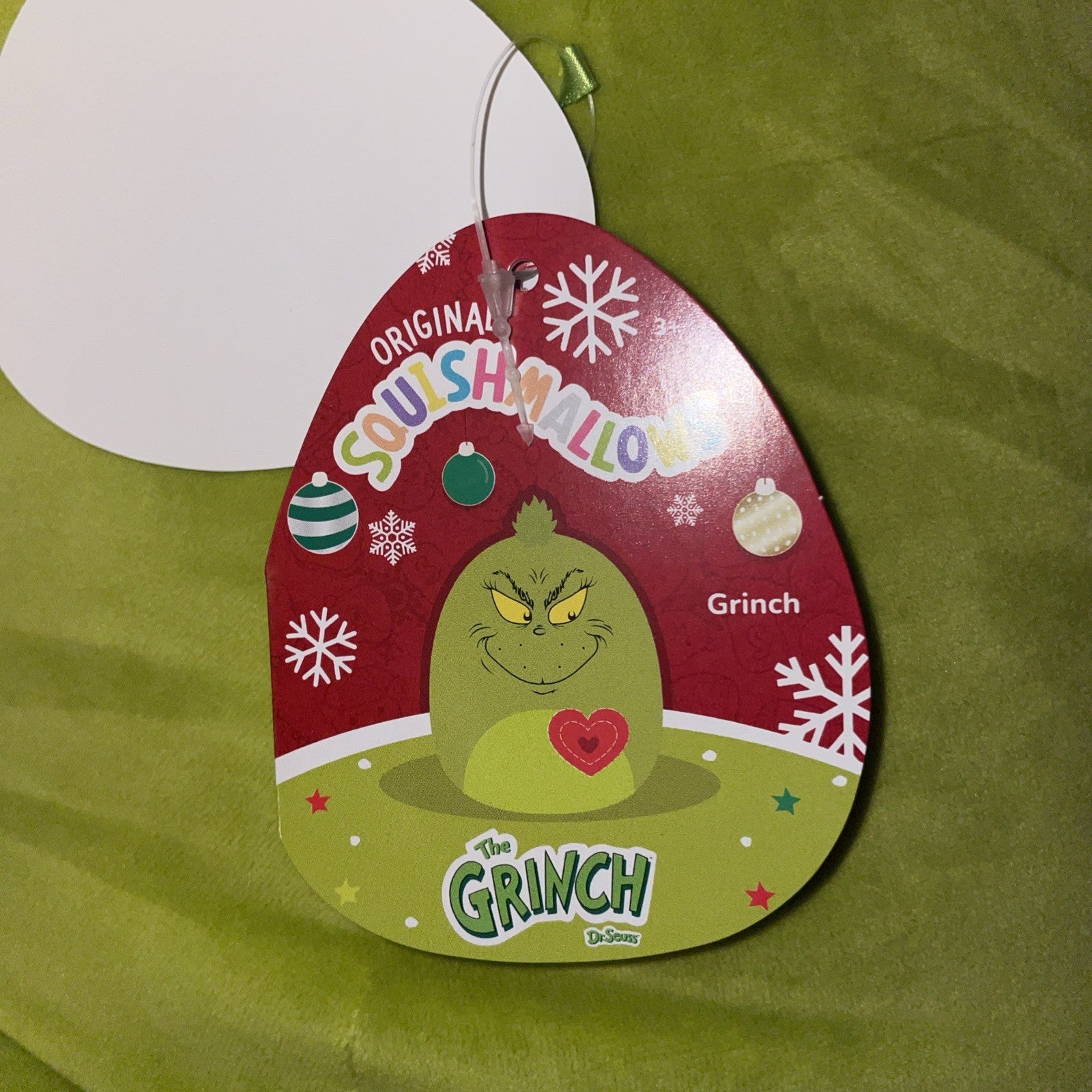 Squishmallows 20in GIANT How the Grinch Stole Christmas “Max” & “Grinch” Plush