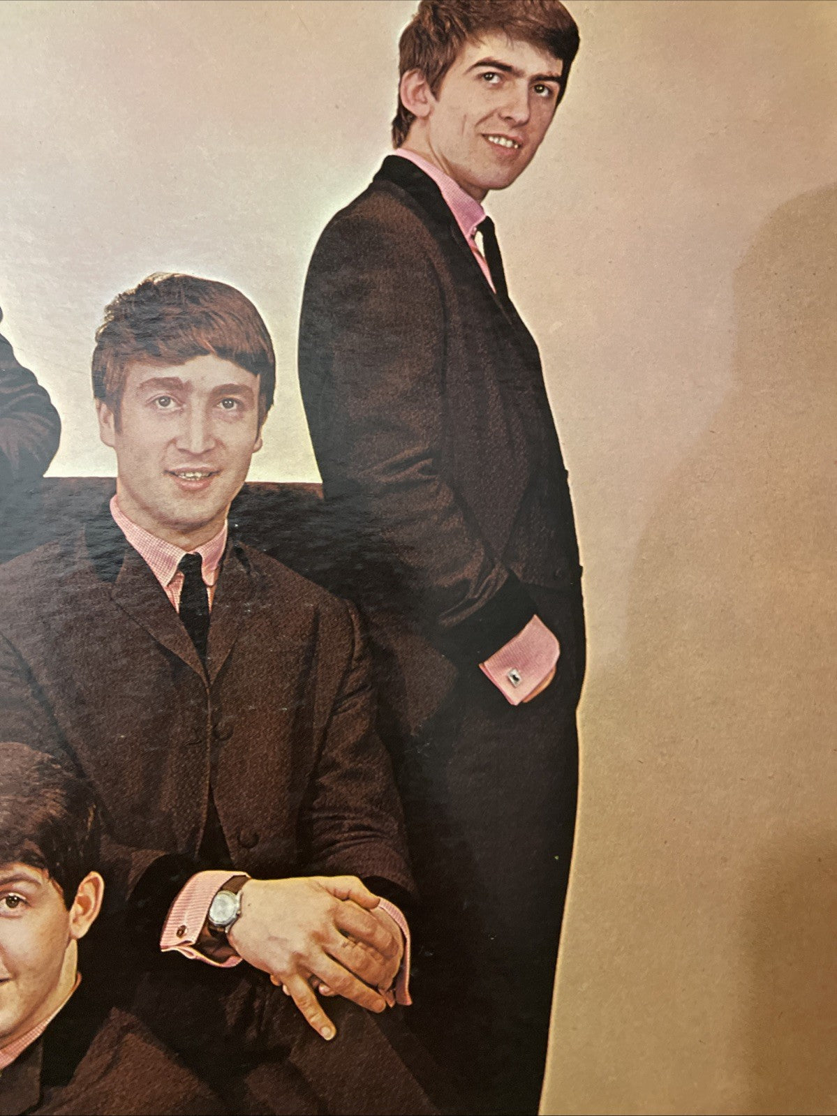 AD BACK Introducing The Beatles LP 1062 MONO Cover ONLY Vee Jay 1964