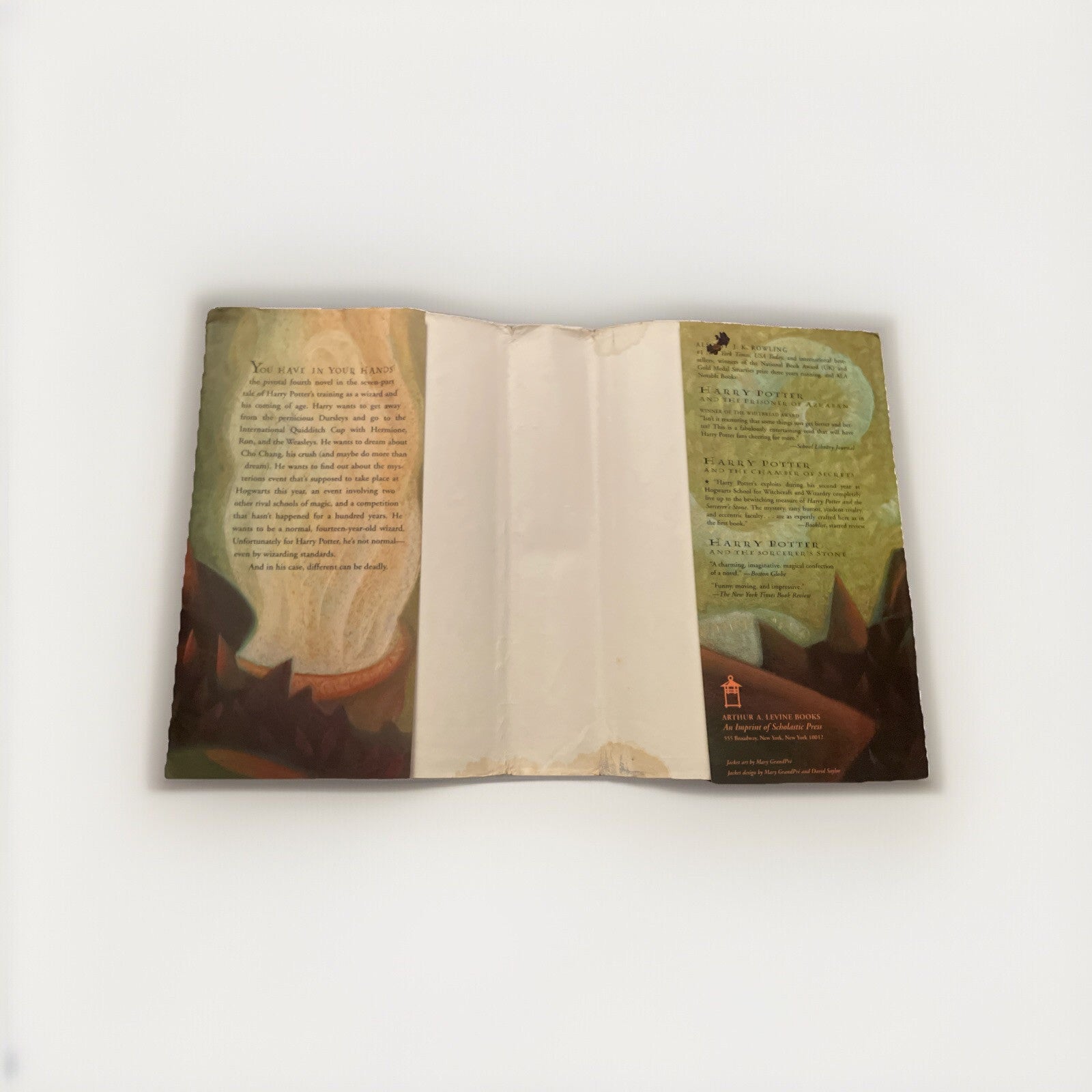 Harry Potter And The Goblet of Fire JK Rowling 1st American Edition 1st Printing