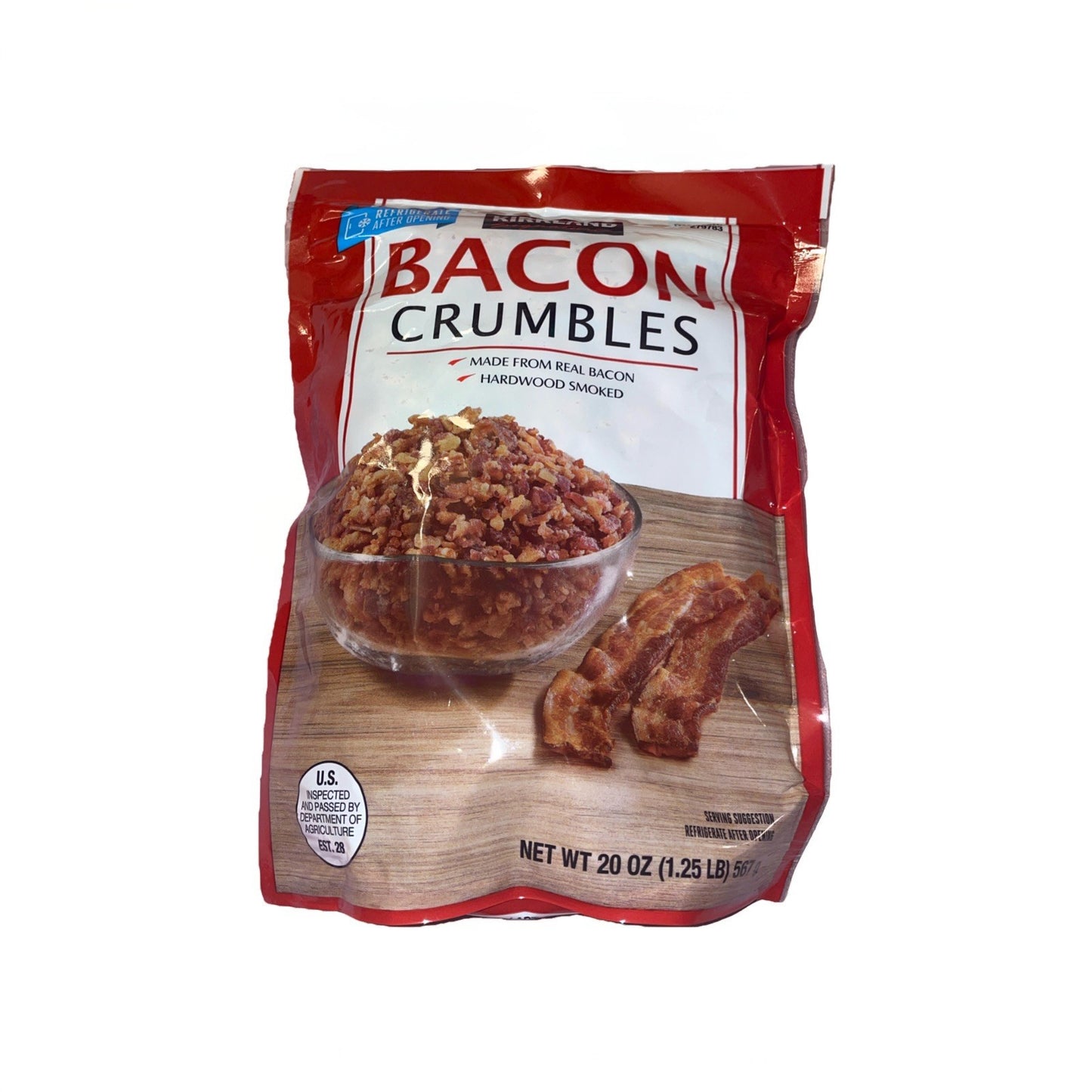 Kirkland Signature, Hardwood Smoked Bacon Crumbles, 20 Oz Free Shipping
