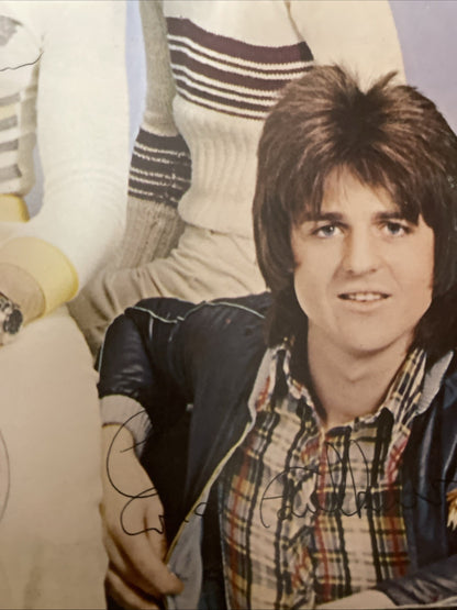SIGNED BAY CITY ROLLERS VINYL Signed By All Five Band Members Free Shipping