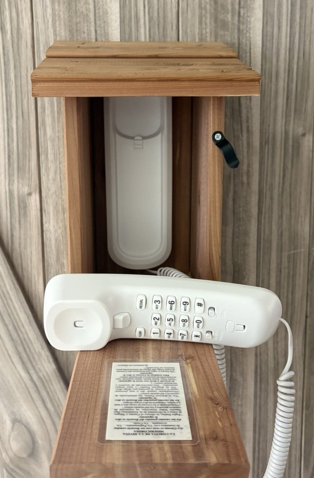 Wind Phone Outdoor Memorial Garden Telephone for Grief Loss Healing Comfort.
