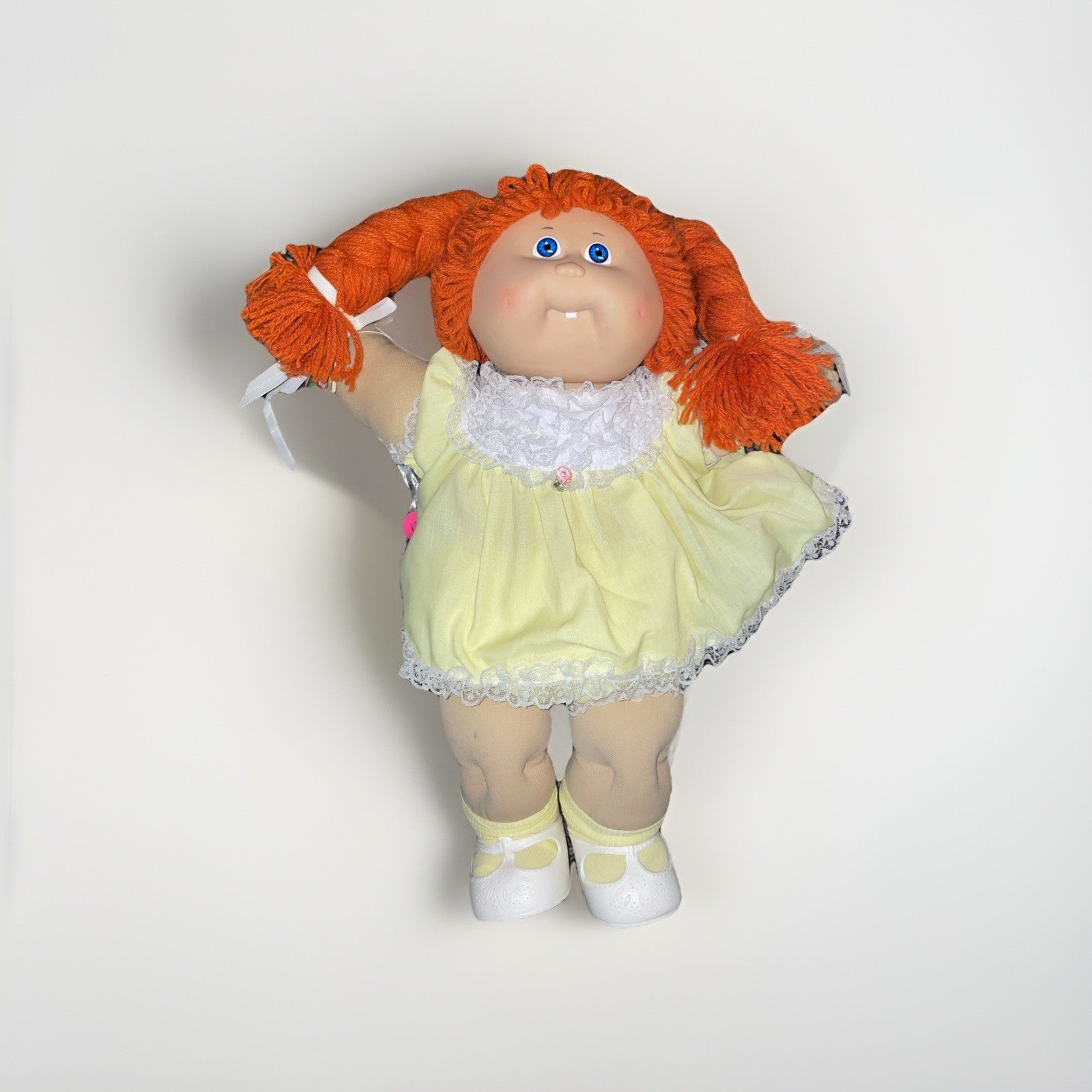 Vintage 1985 Coleco cabbage patch kids Girl With Pigtails doll W/Papers/box/tag