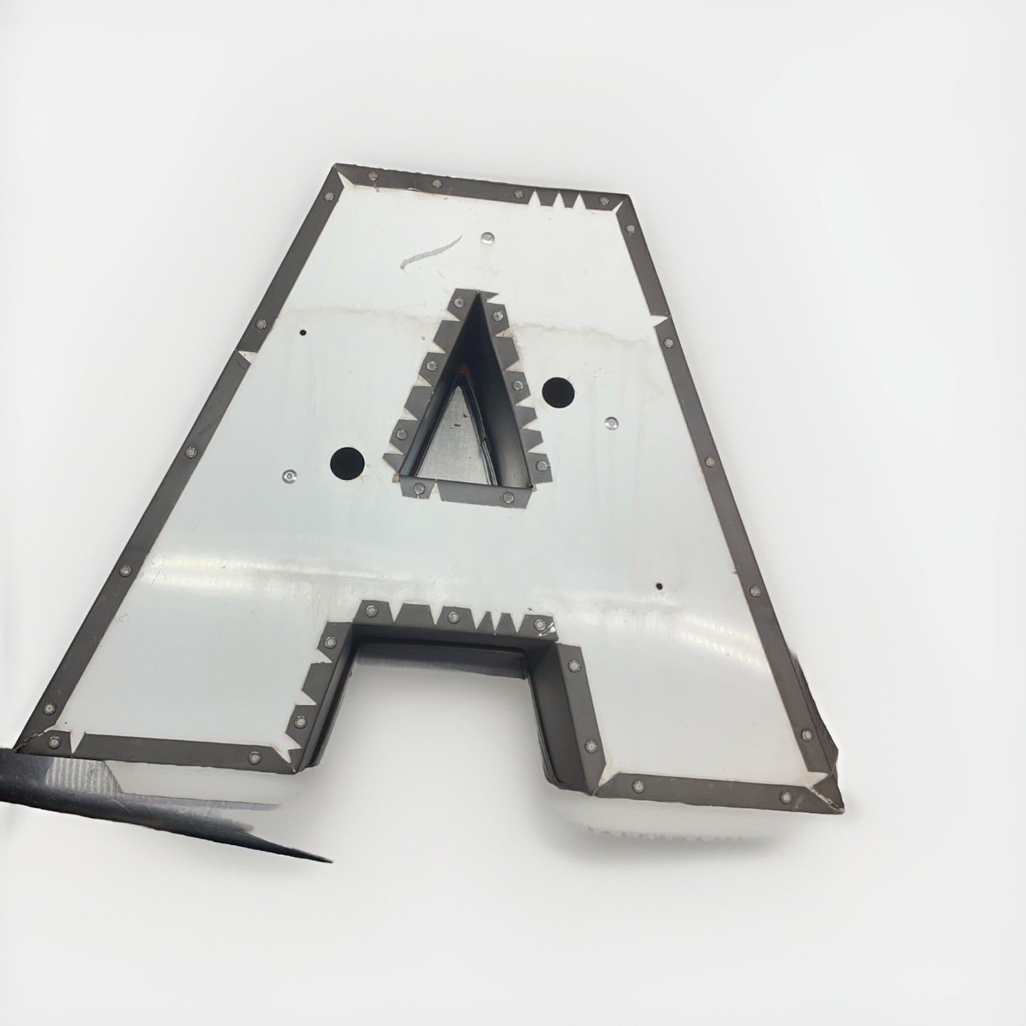 Commercial Marquee Letter Orange A Sign 16 Inch Possible To Light Lights Not In