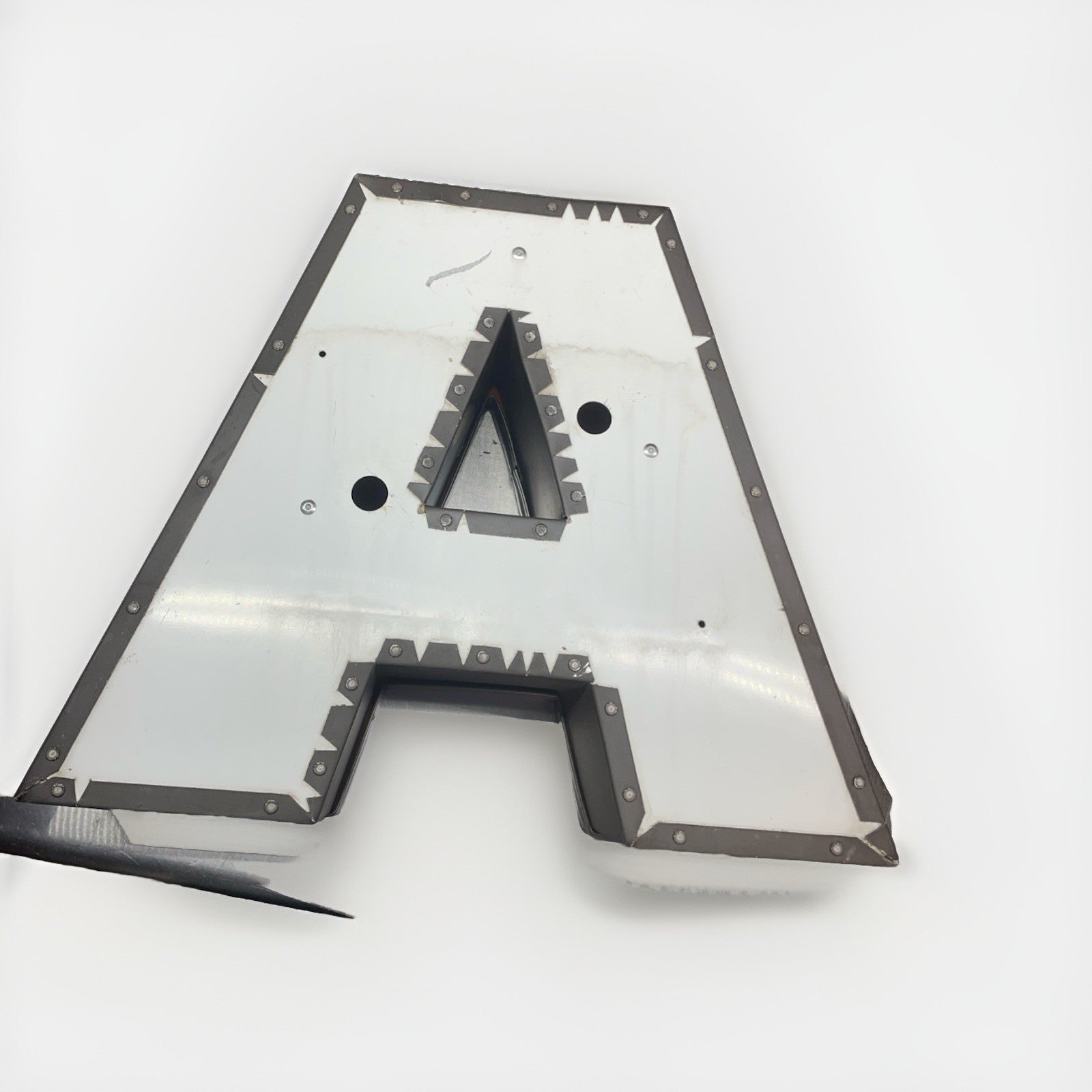 Commercial Marquee Letter Orange A Sign 16 Inch Possible To Light Lights Not In