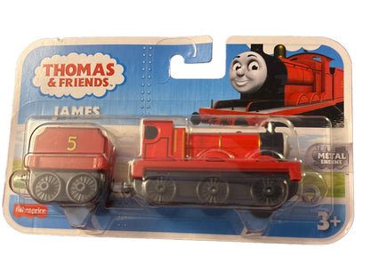 New 2020 Mattel Thomas & Friends Push Along Metal Engine James #5 Train
