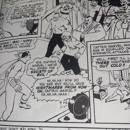 Shazam! From The 40's To The 70's Hardcover Book 1977 DC Comics Dust Jacket