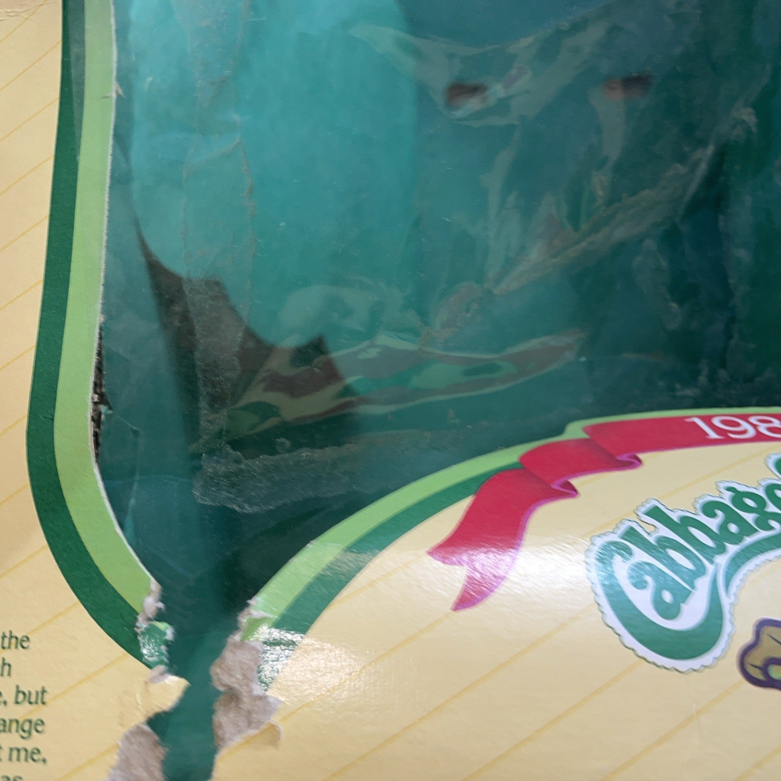 Vintage 1985 Coleco cabbage patch kids Girl With Pigtails doll W/Papers/box/tag