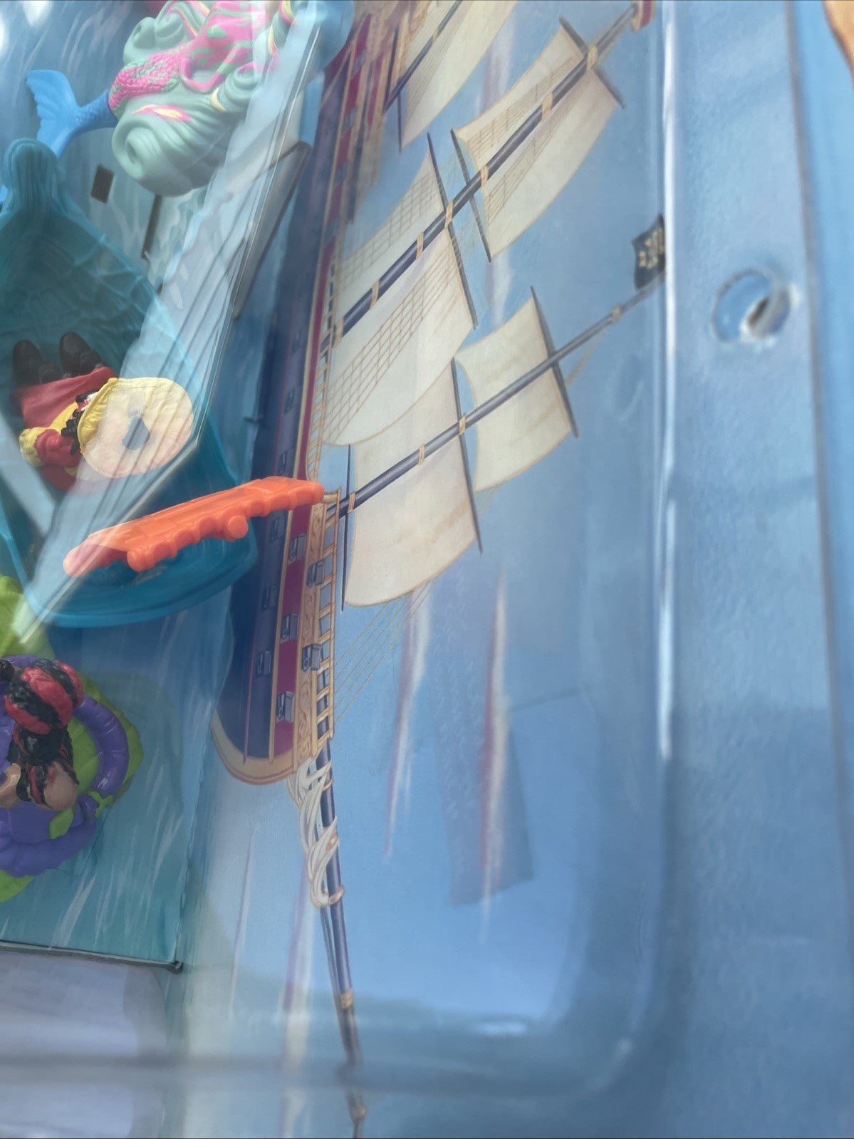 Vintage 1991 McDonald's Hook Happy Meal Toy Store RARE Display Complete Disney