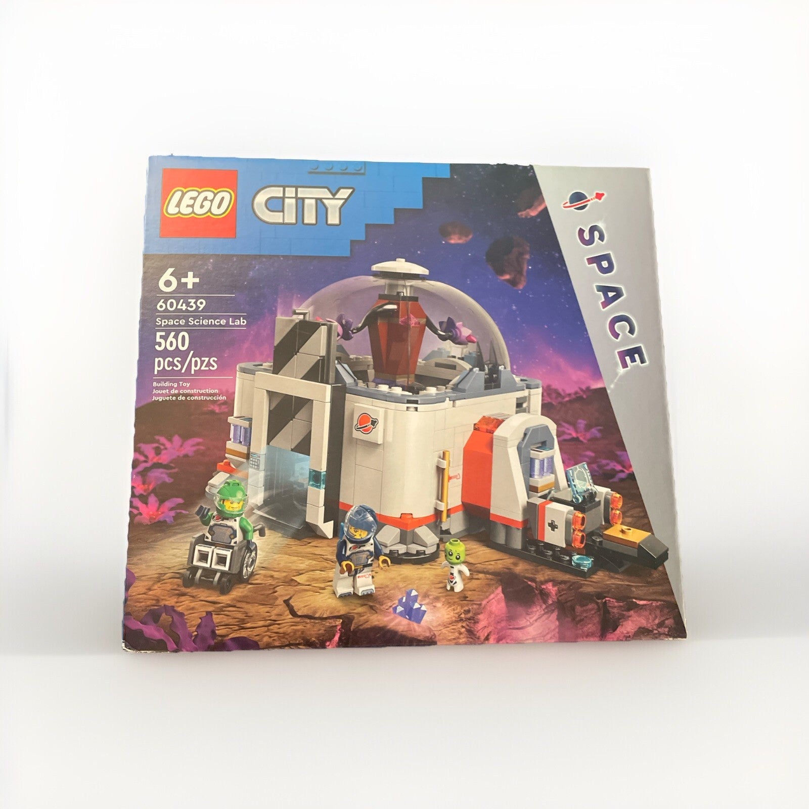 LEGO CITY: Space Science Lab (60439) New Still Sealed Box 560 Pieces 6+ Unbuilt.