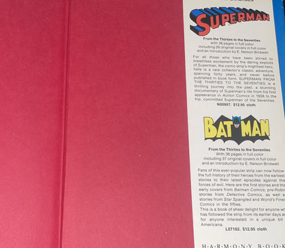 Shazam! From The 40's To The 70's Hardcover Book 1977 DC Comics Dust Jacket