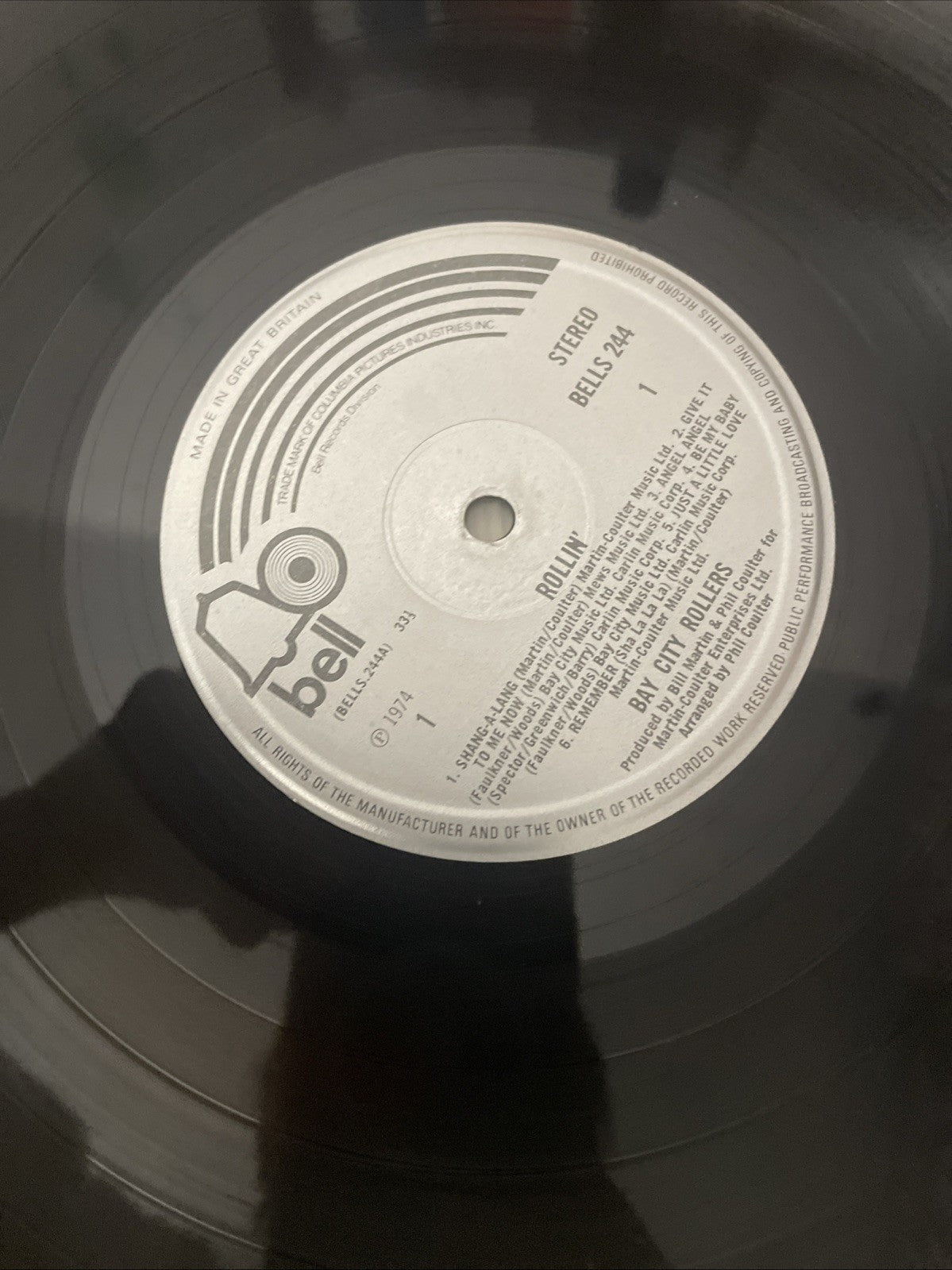 SIGNED BAY CITY ROLLERS VINYL Signed By All Five Band Members Free Shipping