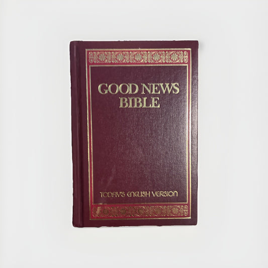 Good News Bible Today's English Version 1976 HC Burgundy free shipping