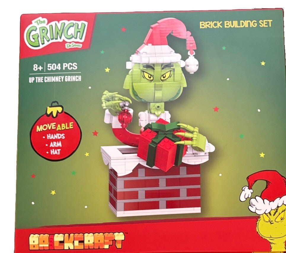 BRICKCRAFT Dr.Seuss SET 4 GRINCH Brick Building Christmas New