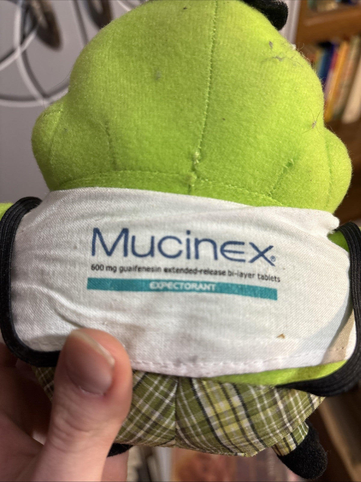 Mr. Mucus Mucinex Advertisement Promo Plush Stuffed Toys A Stain