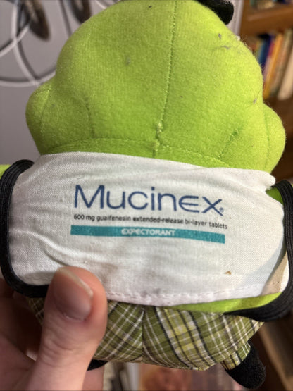 Mr. Mucus Mucinex Advertisement Promo Plush Stuffed Toys A Stain