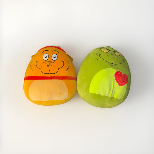 Squishmallows 20in GIANT How the Grinch Stole Christmas “Max” & “Grinch” Plush