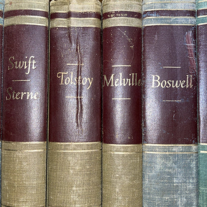 Lot of 18 GREAT BOOKS OF THE WESTERN WORLD Britannica-Published 1952 Hardcover