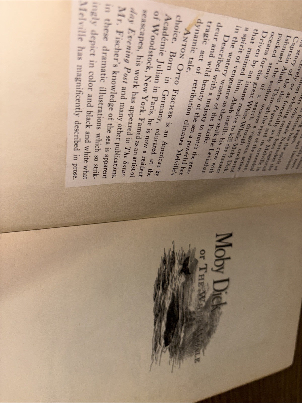 MOBY DICK antique FIRST EDITION whaling HERMAN MELVILLE Hunting WHALE FISHING