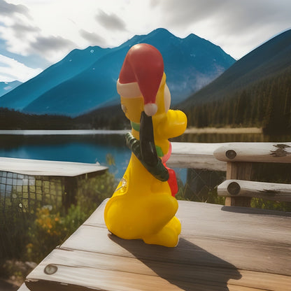 Disney's 2ft Pluto in Santa Hat Lighted Christmas Blow Mold Yard Decor