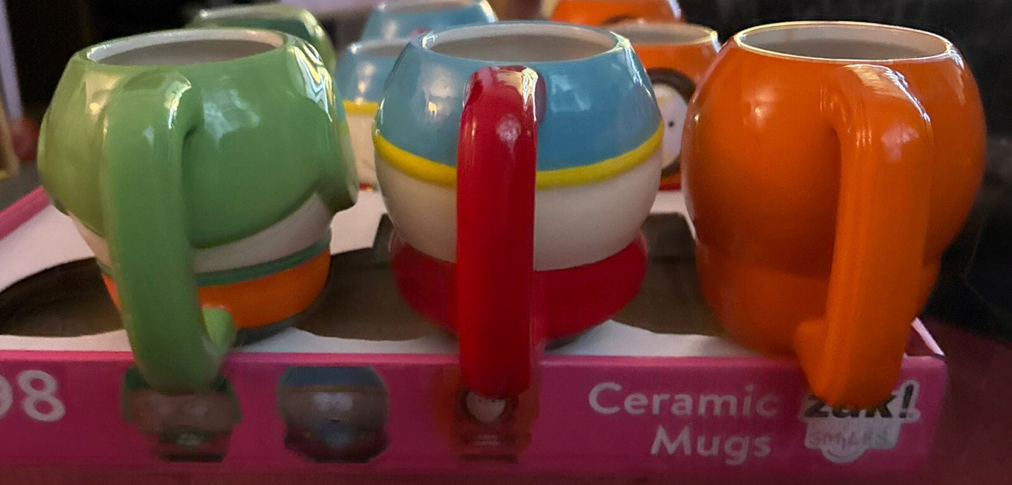 SOUTH PARK VALENTINES DAY MUG SET  Kenny, Kyle, Cartman
