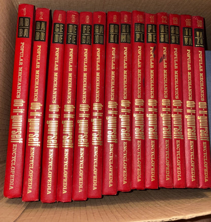 Popular Mechanics Do-It-Yourself Encyclopedia Missing 3 And 14 14 In Lot See Pic