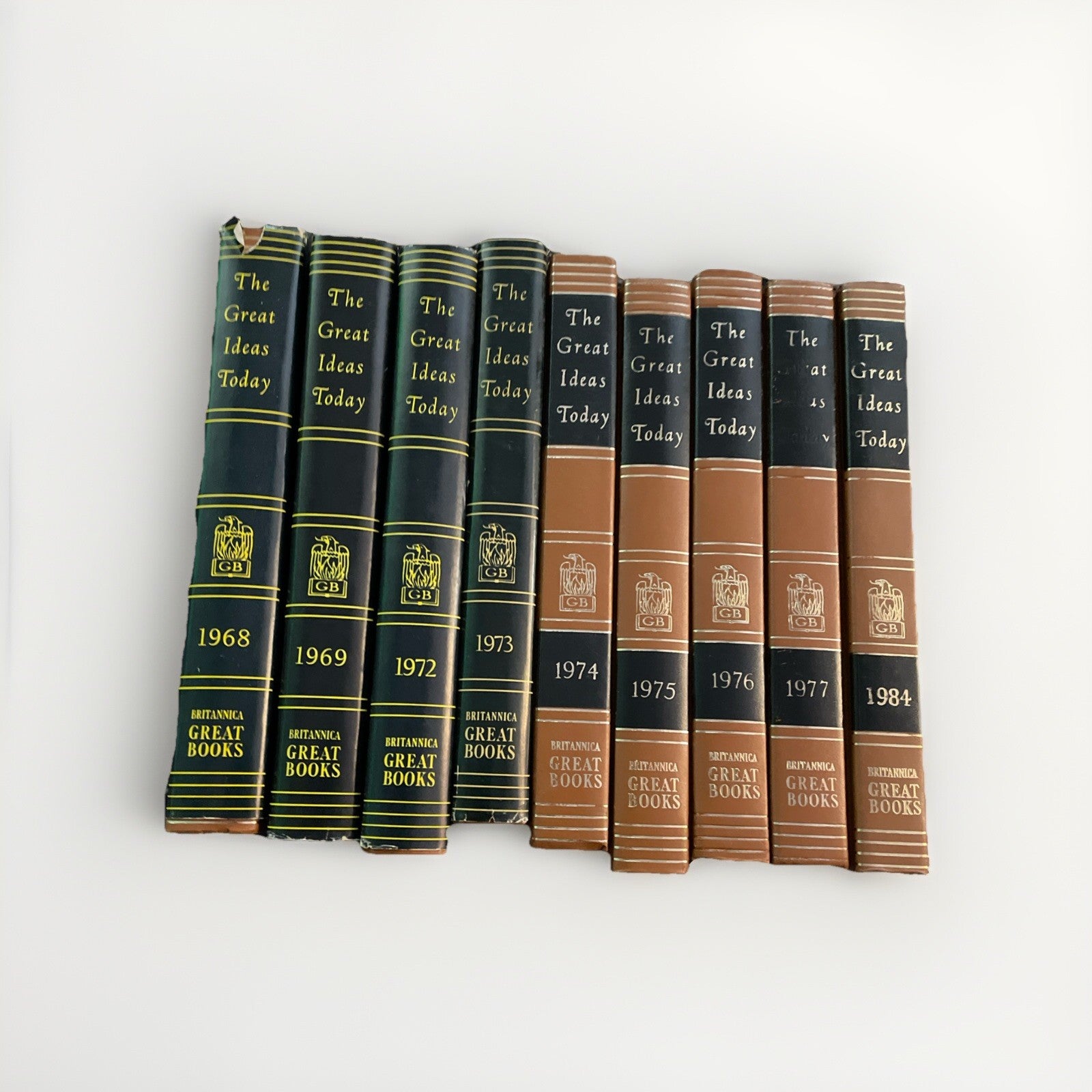 The Great Ideas Today Set Of 9 68-69 72 To 77 1984 Encyclopedia Britannica HC