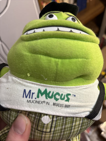Mr. Mucus Mucinex Advertisement Promo Plush Stuffed Toys A Stain