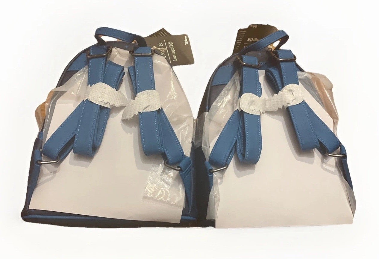 Loungefly Disney Pixar WALL-E And EVE Magnetic Hands Mini Backpack Set Of Two Nw