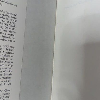 PRESIDENT WASHINGTON'S INDIAN WAR: THE STRUGGLE FOR THE By Wiley Sword