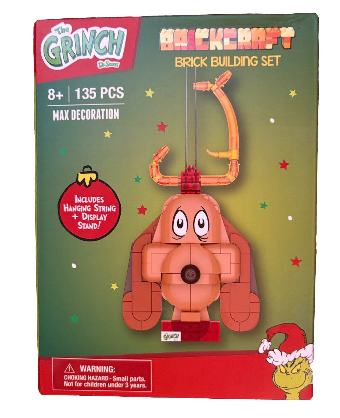 BRICKCRAFT Dr.Seuss SET 4 GRINCH Brick Building Christmas New