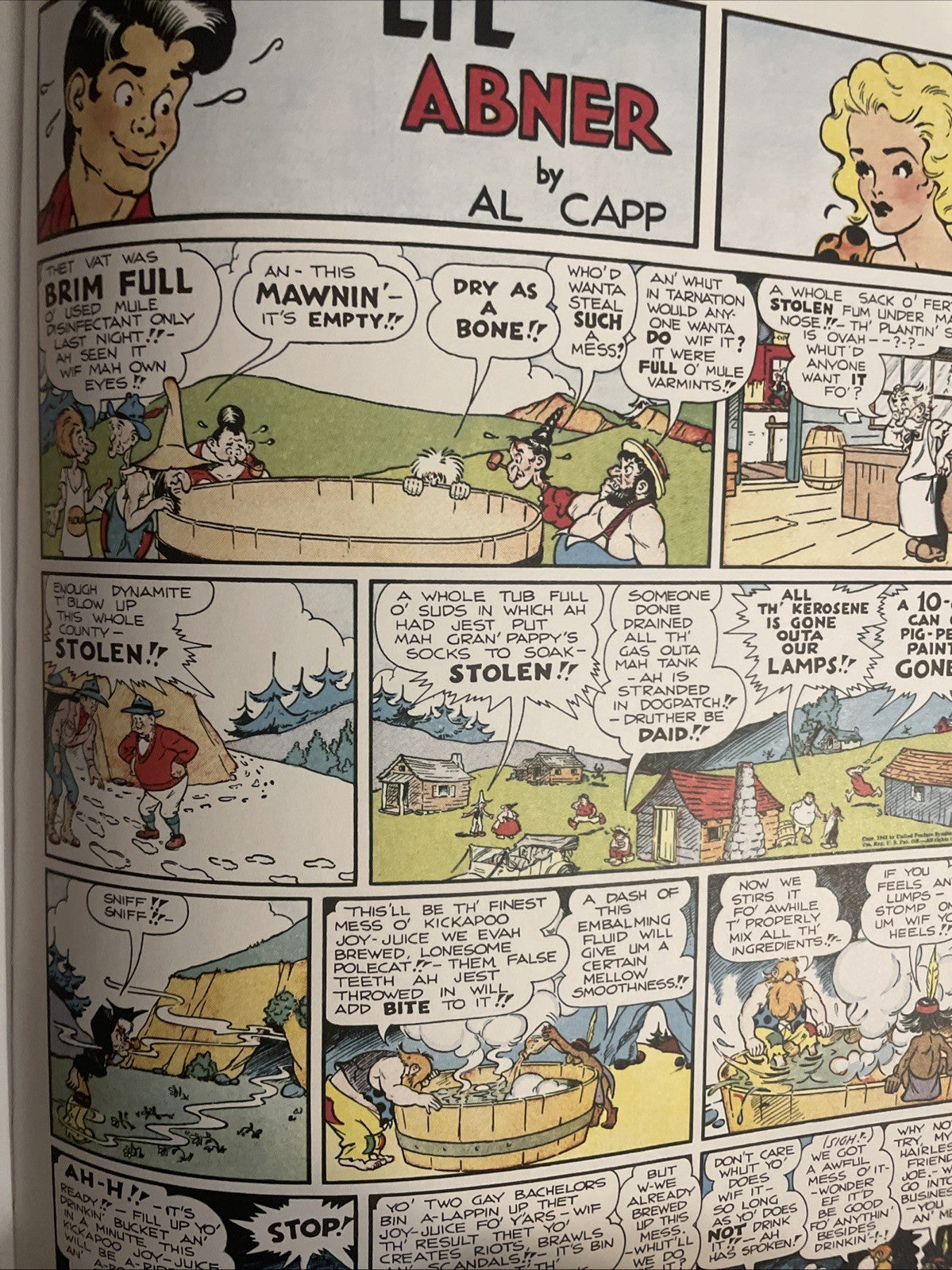 LI'L ABNER VOLUME #5 COMPLETE DAILIES & COLOR SUNDAYS FEARLESS Free Shipping