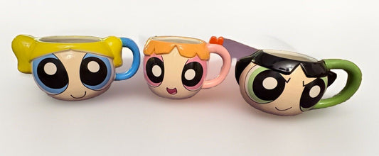 The Powerpuff Girls Buttercup Blossom Bubbles Coffee Mug Water Cup Collection