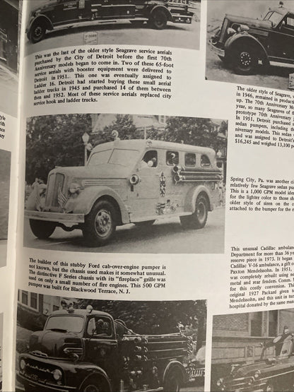 American Fire Engines Since 1900 Hardcover  Walter McCall 1976 Free Shipping