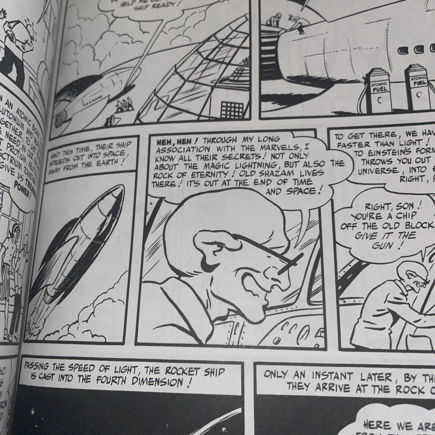 Shazam! From The 40's To The 70's Hardcover Book 1977 DC Comics Dust Jacket