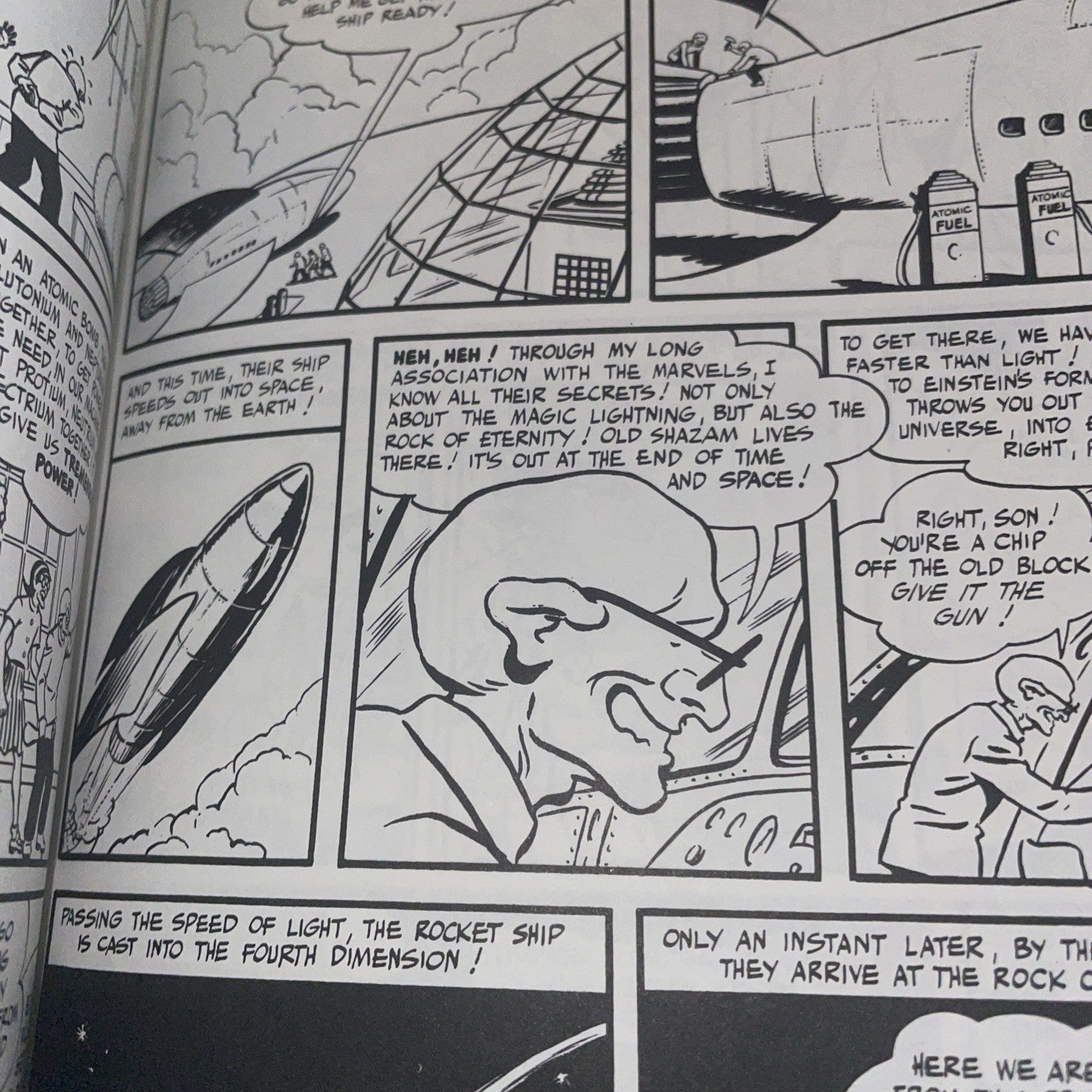 Shazam! From The 40's To The 70's Hardcover Book 1977 DC Comics Dust Jacket