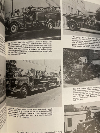 American Fire Engines Since 1900 Hardcover  Walter McCall 1976 Free Shipping