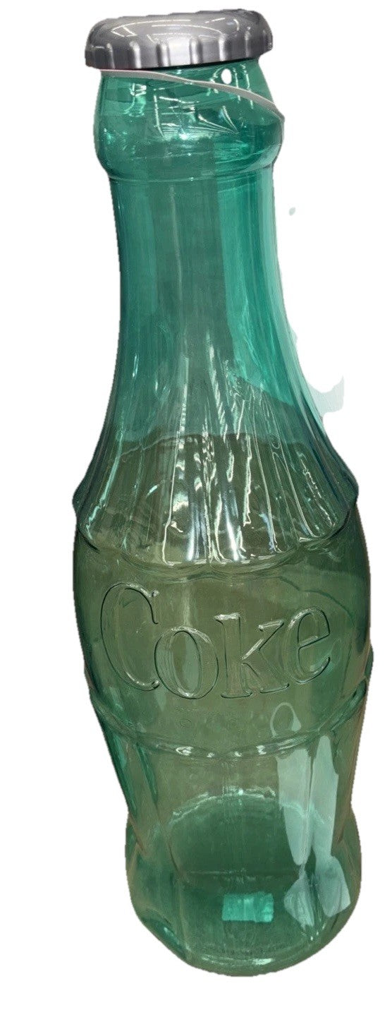 Large Cola Bottle Piggy Bank Coin Storage Box Coke Kids Tall Money Safe Decor