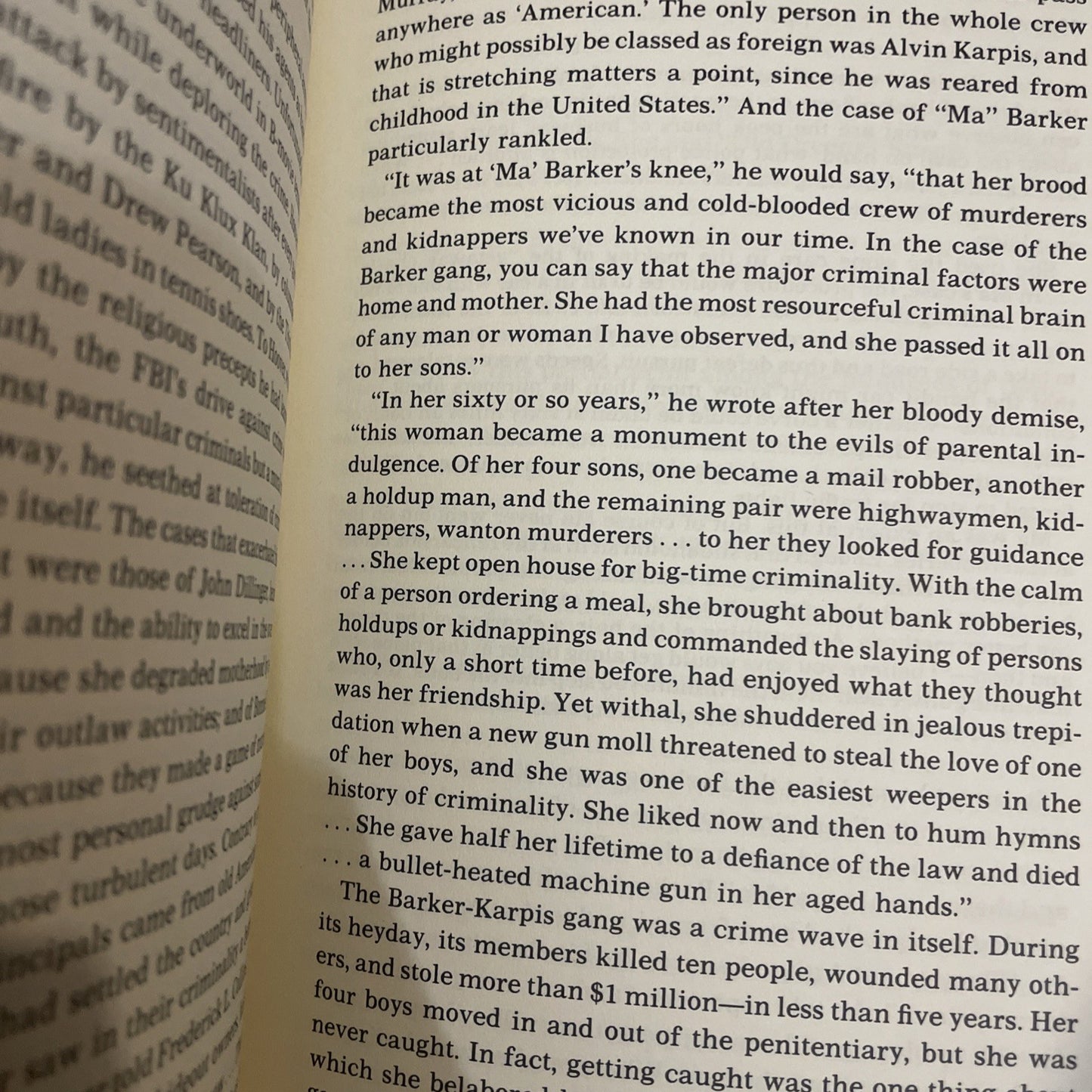 J EDGAR HOOVER THE MAN IN HIS TIME; by de TOLEDANO; FBI HISTORY (1973) Hc Dj