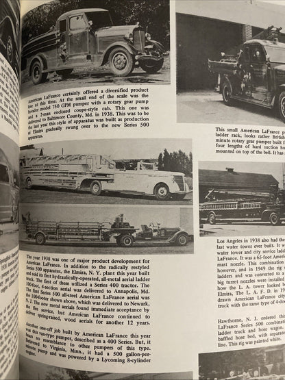 American Fire Engines Since 1900 Hardcover  Walter McCall 1976 Free Shipping