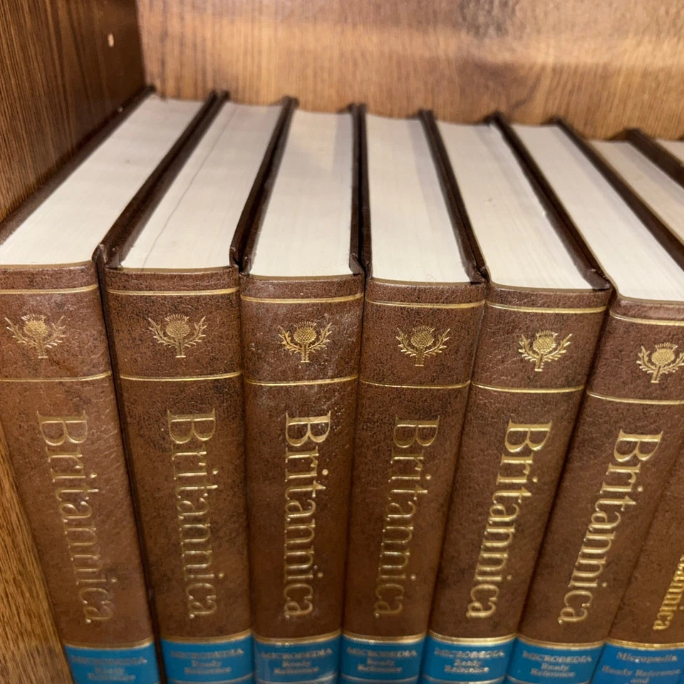 1992 Encyclopedia Britannica Incomplete Set Of 19 Micropedia Macropedia Index