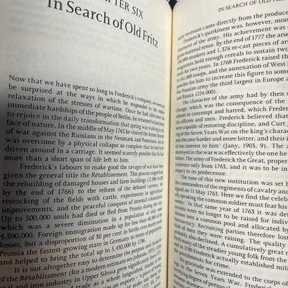 Frederick the Great: A Military Life by Christopher Duffy Hardcover Dust jacket