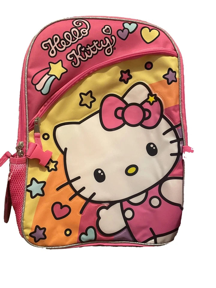 Hello Kitty  Backpack Detachable Lunch Tote Pack New
