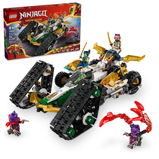 LEGO 6470411 NINJAGO Ninja Team Combo Vehicle 4 in 1 Ninja Playset 71820